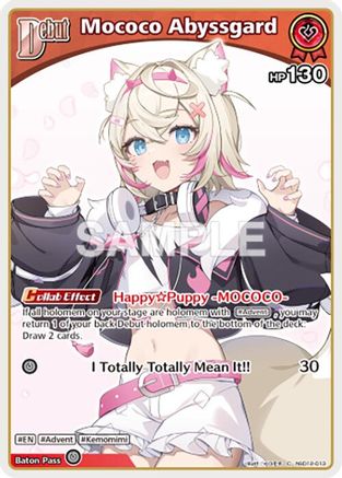 Image of Mococo Abyssgard (C) (hSD12-013) - SD12 Start Deck Oshi Advent