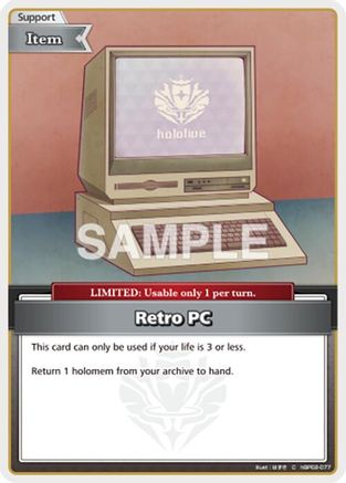 Image of Retro PC (C) (hBP02-077) - SD12 Start Deck Oshi Advent