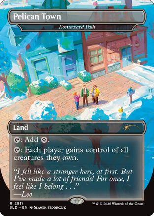 Image of Pelican Town - Homeward Path (SLD-2811) - Secret Lair Drop Series