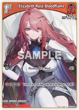 Image of Elizabeth Rose Bloodflame (C) (hSD13-004) (hSD13-004) - SD13 Start Deck Oshi Justice