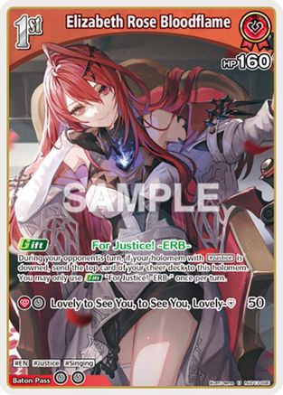 Image of Elizabeth Rose Bloodflame (U) (hSD13-005) (hSD13-005) - SD13 Start Deck Oshi Justice