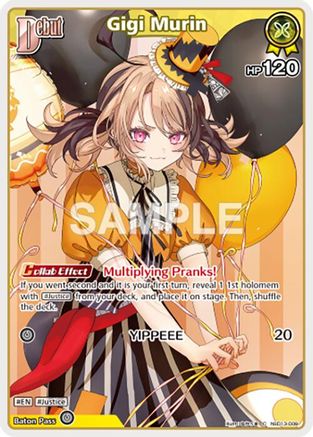 Image of Gigi Murin (C) (hSD13-009) (hSD13-009) - SD13 Start Deck Oshi Justice