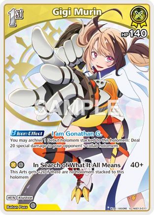 Image of Gigi Murin (U) (hSD13-011) (hSD13-011) - SD13 Start Deck Oshi Justice