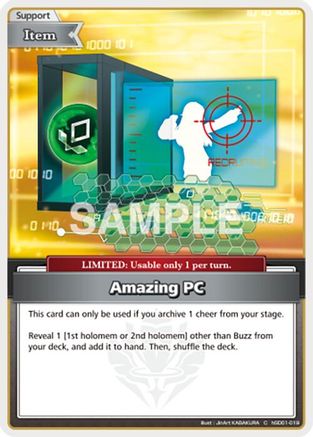 Image of Amazing PC (C) (hSD01-019) - SD13 Start Deck Oshi Justice