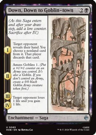 Image of Down, Down to Goblin-town (HOB-065) - The Hobbit Foil