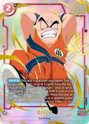 Image of Krillin - FB10-005 (Limited Pack 26-27 WAVE2) (FB10-005) - Tournament and Championship Promos Holofoil