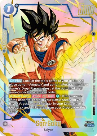 Image of Son Goku - FB10-031 (Limited Pack 26-27 WAVE2) (FB10-031) - Tournament and Championship Promos Holofoil
