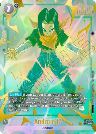 Image of Android 17 - FB10-101 (Limited Pack 26-27 WAVE2) (FB10-101) - Tournament and Championship Promos Holofoil