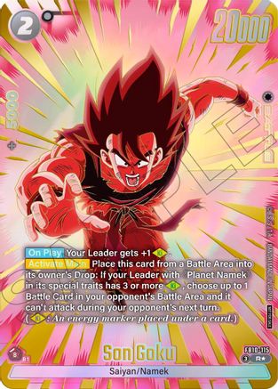 Image of Son Goku - FB10-115 (Limited Pack 26-27 WAVE2) (FB10-115) - Tournament and Championship Promos Holofoil