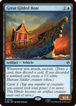 Image of Great Gilded Boat (HOB-042) - The Hobbit
