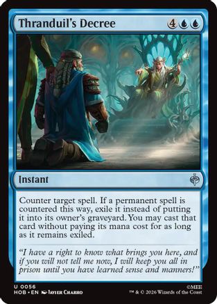 Image of Thranduil's Decree (HOB-056) - The Hobbit Foil