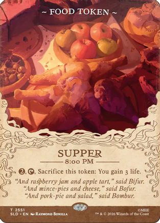 Image of Food Token (2551) (SLD-2551) - Secret Lair Drop Series