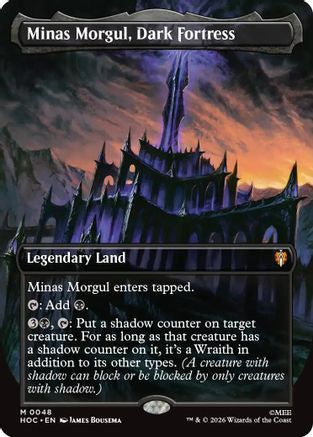 Image of Minas Morgul, Dark Fortress (Borderless) (HOC-048) - The Hobbit: Eternal-Legal