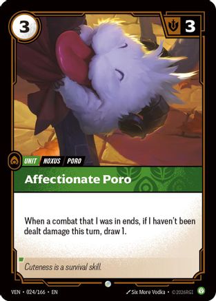 Image of Affectionate Poro (024/166) - Vendetta Foil