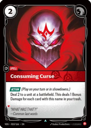 Image of Consuming Curse (010/166) - Vendetta