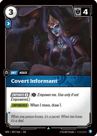 Image of Covert Informant (057/166) - Vendetta Foil