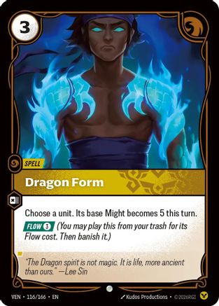 Image of Dragon Form (116/166) - Vendetta Foil