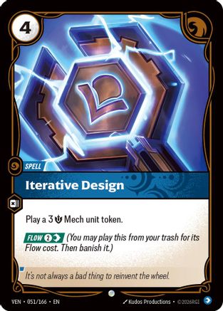 Image of Iterative Design (051/166) - Vendetta Foil