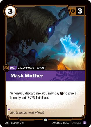 Image of Mask Mother (094/166) - Vendetta Foil