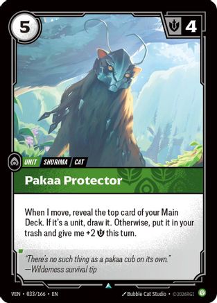 Image of Pakaa Protector (033/166) - Vendetta Foil
