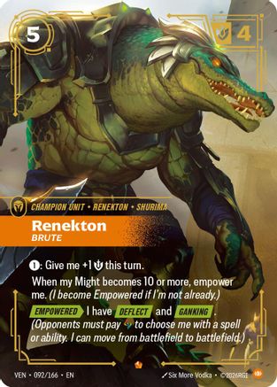 Image of Renekton, Brute (092/166) - Vendetta Foil