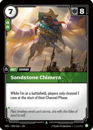 Image of Sandstone Chimera (036/166) - Vendetta Foil