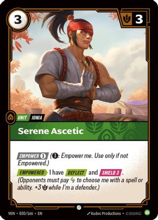 Image of Serene Ascetic (030/166) - Vendetta Foil