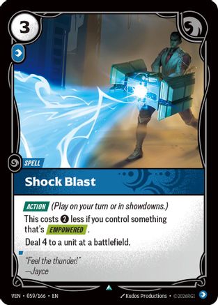 Image of Shock Blast (059/166) - Vendetta Foil