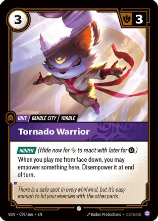 Image of Tornado Warrior (099/166) - Vendetta Foil