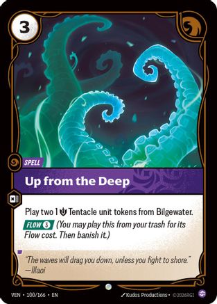 Image of Up from the Deep (100/166) - Vendetta Foil