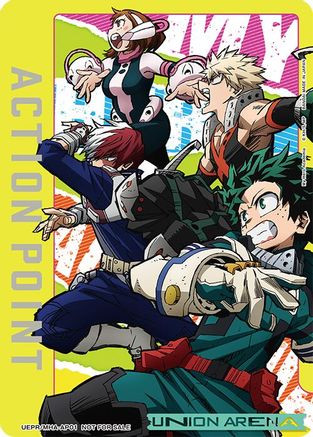 Image of Action Point Card (AP01) (Special Promotion Pack 2026 Vol. 2) (My Hero Academia)) (UEPR/MHA-AP01) - Union Arena Promotion Cards