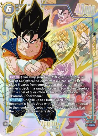 Image of Vegito - ST01-070 (Super Alternate Art) (ST01-070) - Story Booster 01 Holofoil