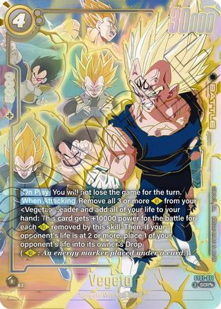 Image of Vegeta - ST01-071 (Super Alternate Art) (ST01-071) - Story Booster 01 Holofoil