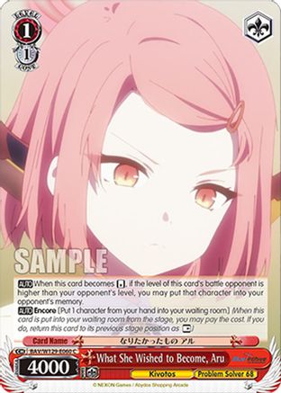 Image of What She Wished to Become, Aru (BAV/W129-E060) - Blue Archive The Animation