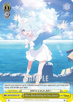 Image of We've Been Waiting for You, Sensei! (SR) (BAV/W129-E017S) - Blue Archive The Animation