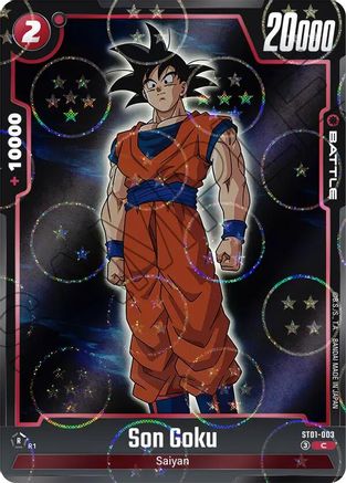 Image of Son Goku - ST01-003 (Dragon Ball Pattern) (ST01-003) - Story Booster 01 Holofoil