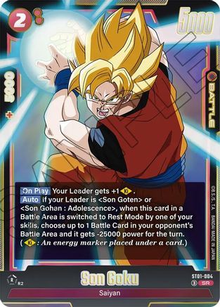 Image of Son Goku - ST01-004 (ST01-004) - Story Booster 01 Holofoil