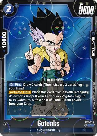 Image of Gotenks - ST01-020 (Dragon Ball Pattern) (ST01-020) - Story Booster 01 Holofoil