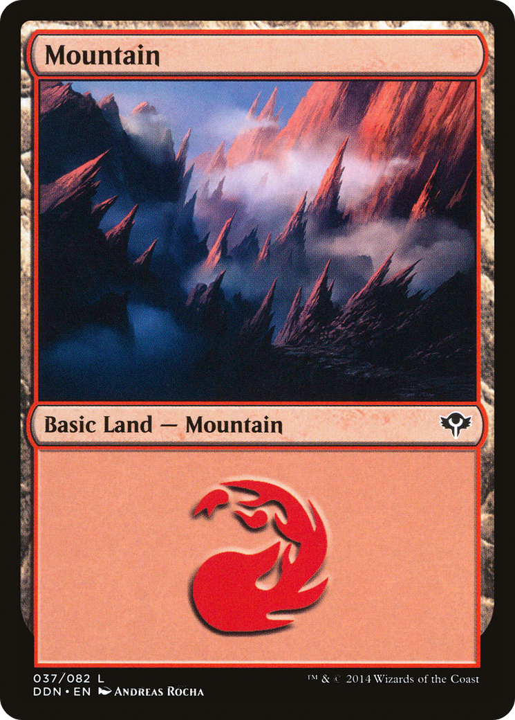Image of Mountain (037) (DDN-037) - Duel Decks: Speed vs. Cunning