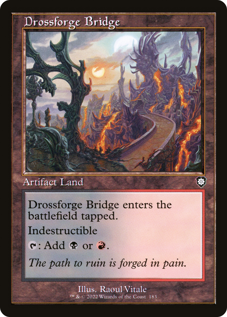 Image of Drossforge Bridge (Retro Frame) (BRC-183) - The Brothers' War Commander