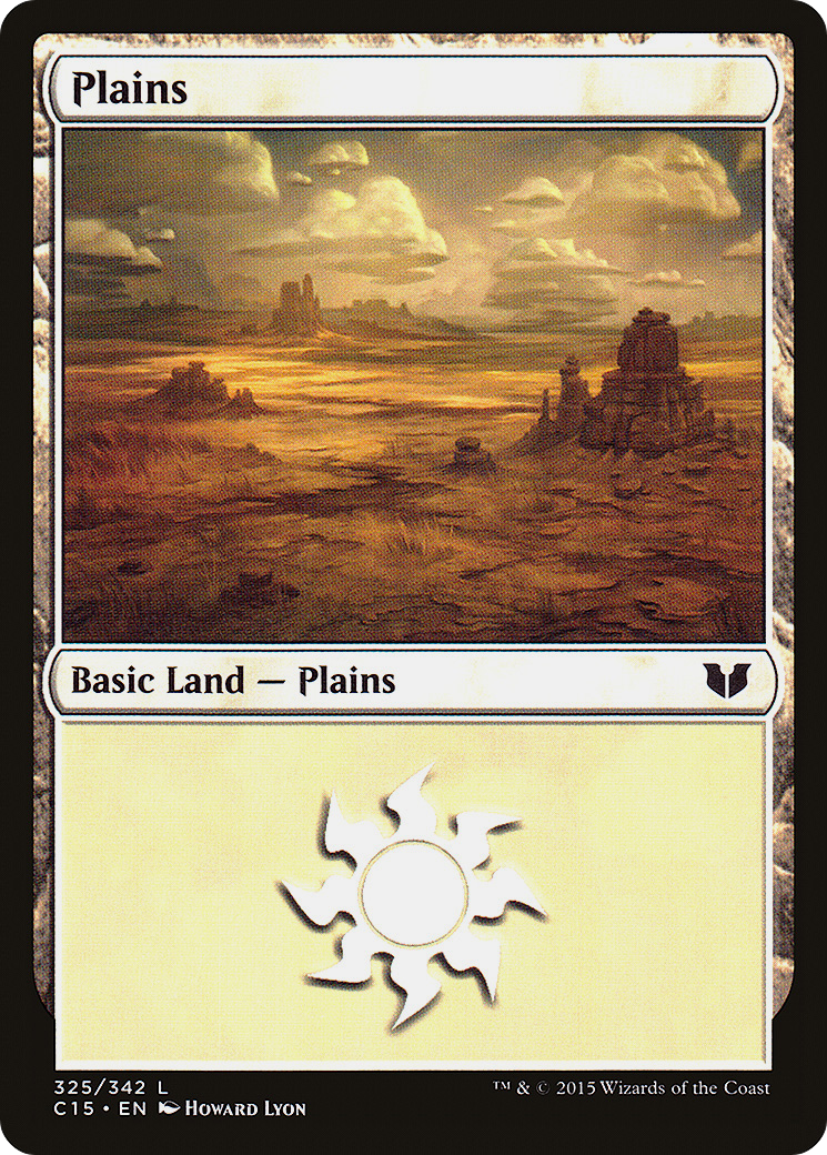 Image of Plains (325) (C15-325) - Commander 2015