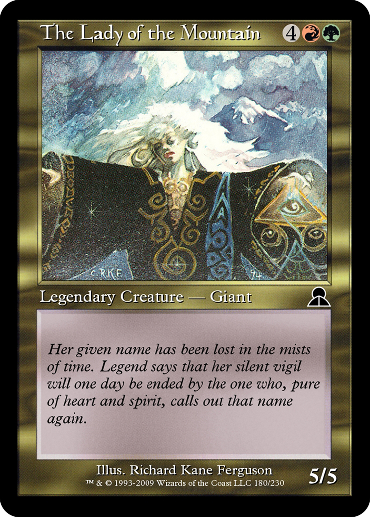 Image of The Lady of the Mountain (ME3-180) - Masters Edition III Foil