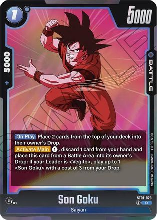 Image of Son Goku - ST01-023 (ST01-023) - Story Booster 01 Holofoil