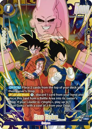 Image of Son Goku - ST01-023 (Alternate Art) (ST01-023) - Story Booster 01 Holofoil