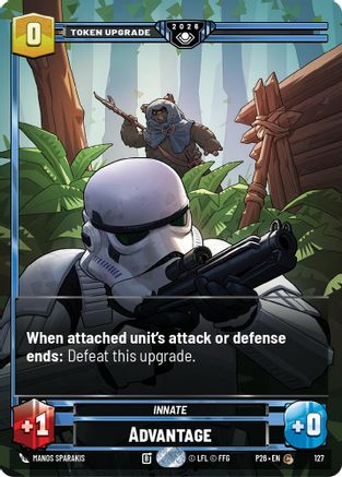 Image of Advantage (127) - Galactic Championship 2026 Foil