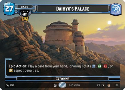 Image of Daimyo's Palace (129) - Galactic Championship 2026 Foil