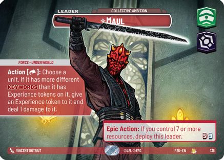 Image of Maul - Collective Ambition (Prize Wall) (135) - Galactic Championship 2026