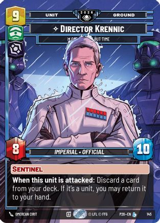 Image of Director Krennic - I Lose Nothing But Time (Prize Wall) (145) - Galactic Championship 2026