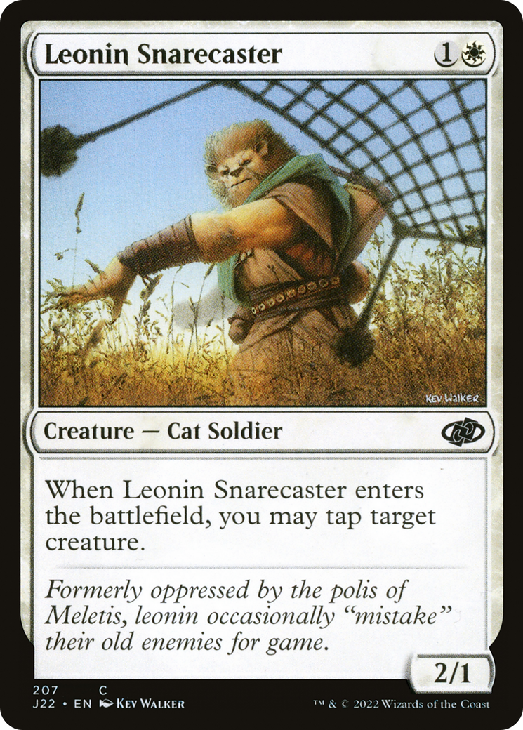Image of Leonin Snarecaster (J22-207) - Jumpstart 2022