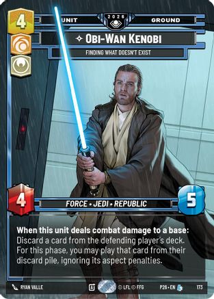 Image of Obi-Wan Kenobi - Finding What Doesn't Exist (173) - Galactic Championship 2026 Foil